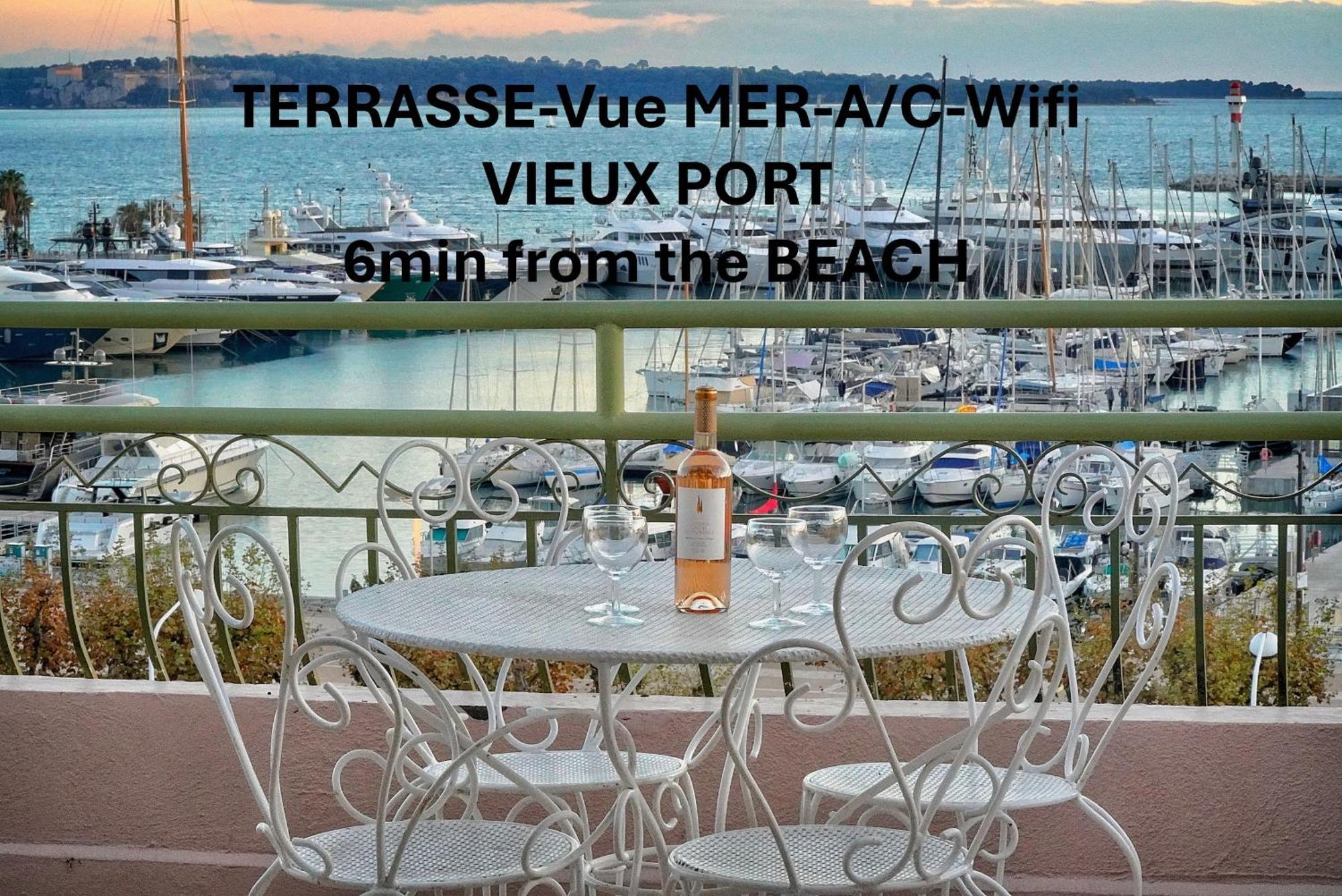 Apartment Superbe Duplex Idealement Situe Proche Plages Avec Grande Terrasse Vue Port !l A1b59 Cannes